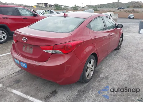 2013 Hyundai Elantra Gls from USA, damaged, VIN KMHDH4AE4DU945815